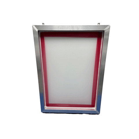 GSF Elite 23" x 31" 125/55 Thin Thread White Alum Frame W/ MHM Pins