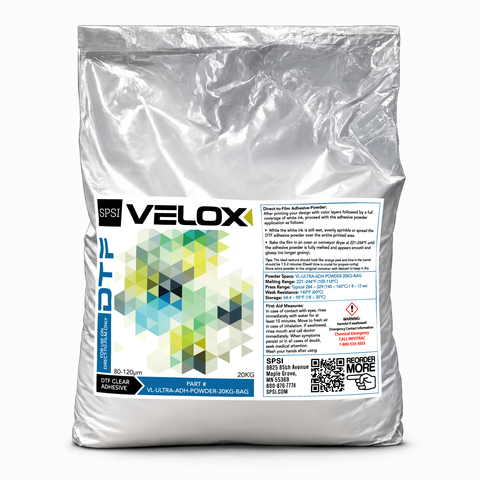 ULTRA PU75 Velox-DTF 80-120 Adhesive Powder - 20kg Bag