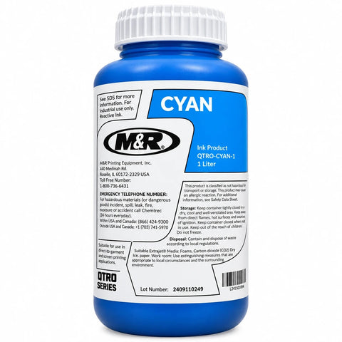 M&R Quatro DTF Cyan Ink 1 Liter
