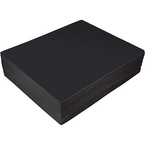 Embroidery 3D Foam Black - 75D 3mm 11.5"x18"