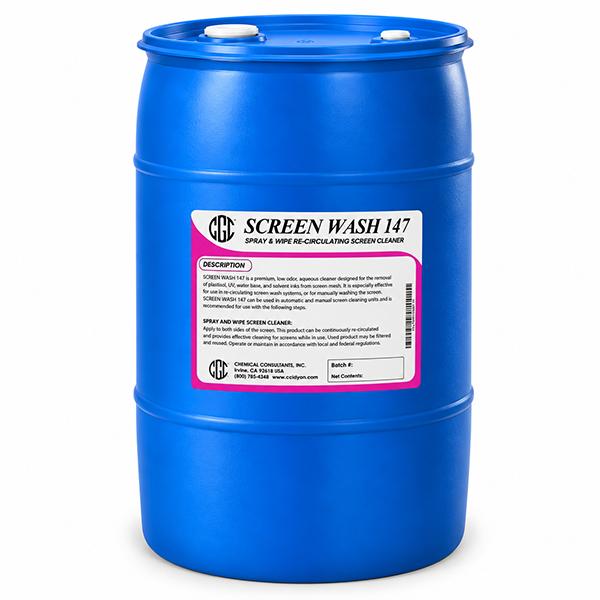 CCI Screen Wash 147 Press Wash - 55 Gallon Drum