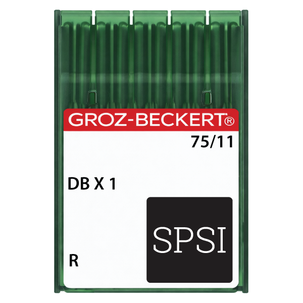 Groz-Beckert DBX1 75/11 R - Sharp Point - Standard Eye 100ct Needles