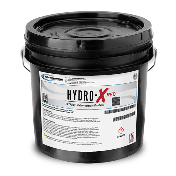 Chromaline Hydro-X Red Photopolymer Emulsion - 50 Gallon Drum
