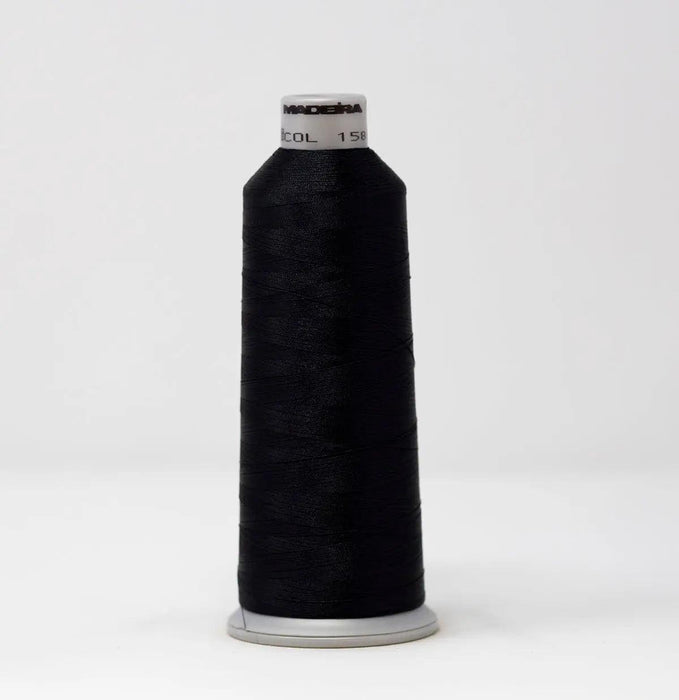Madeira Polyneon 1589 Ebony Embroidery Thread 5500 Yards