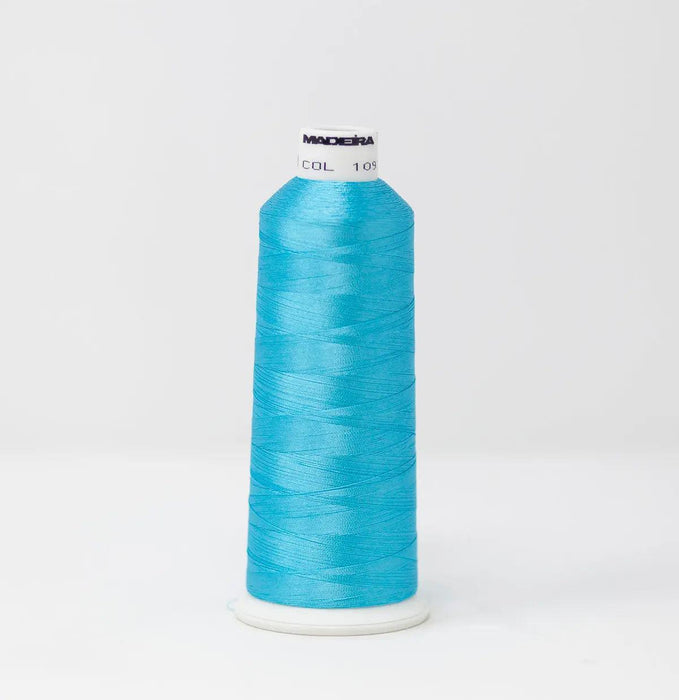Madeira Rayon 1093 Azure Sea Embroidery Thread 5500 Yards