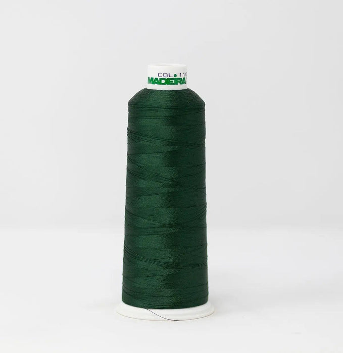 Madeira Rayon 1103 Hunter Green Embroidery Thread 5500 Yards