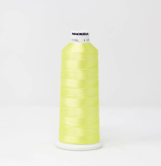 Madeira Rayon 1150 Chartreuse Embroidery Thread 5500 Yards