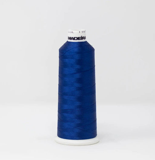 Madeira Rayon 1167 Blue Ink Embroidery Thread 5500 Yards Madeira