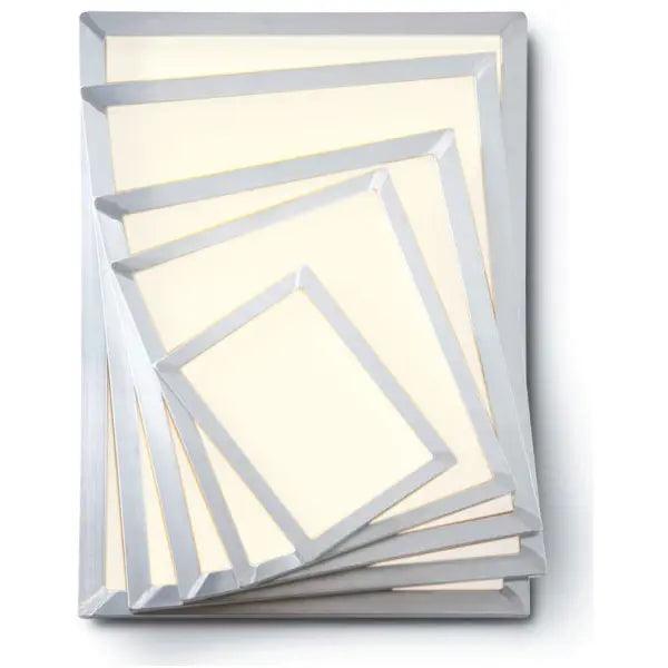 NT 23" x 31" OD 156 White Mesh Alum Frame