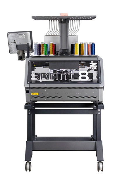 ZSK Sprint 8 1-Head 18-Needle Embroidery Machine