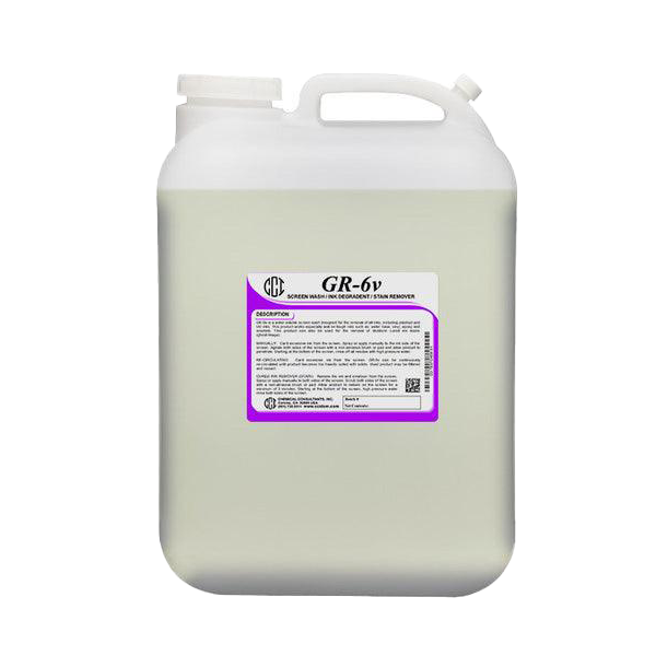 CCI GR6V Ink Degradent / Recirc Wash / Stain Remover - 5 Gallon